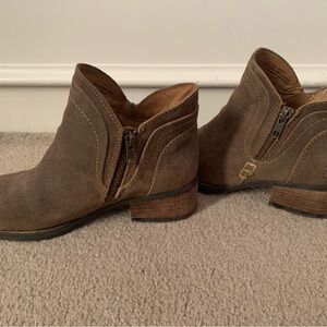 Born Dark Brown Ankle Booties